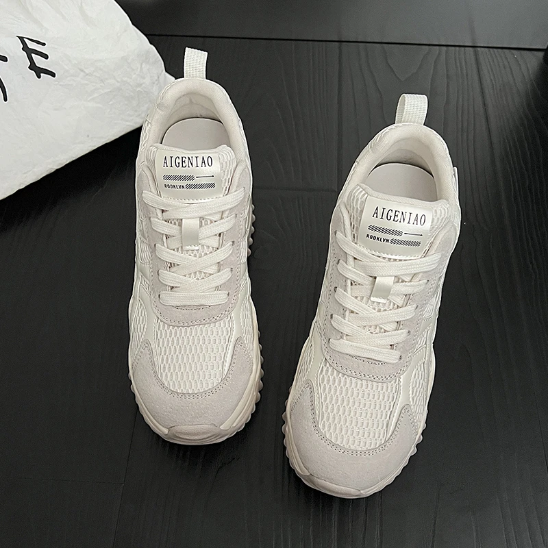 Women'S Shoes Running Sports - Women's Fashion Dad Shoes Platform Mesh