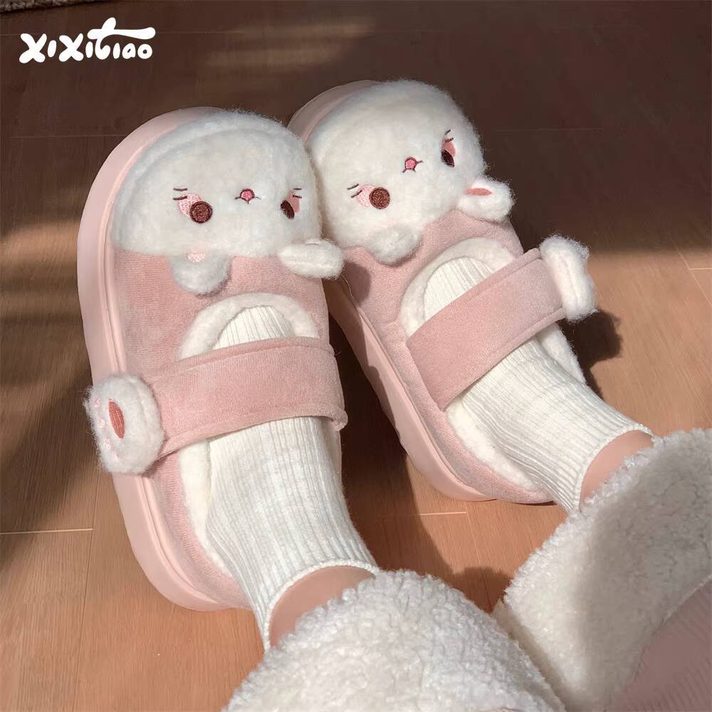 Winter Home Slippers Soft Cute - Women Shoes For Winter review and price