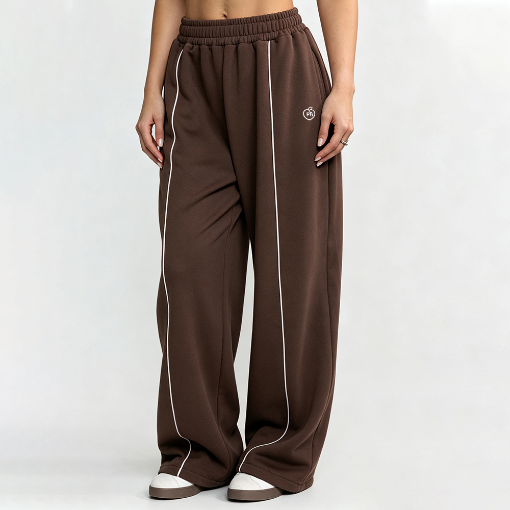 Bum Striped Baggy Pants Wide L - Women Shoes Joggers review and price