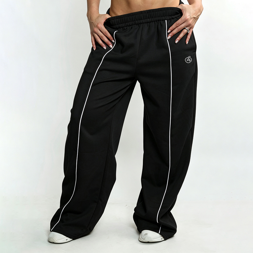 Bum Striped Baggy Pants Wide L - Women Shoes Joggers review and price