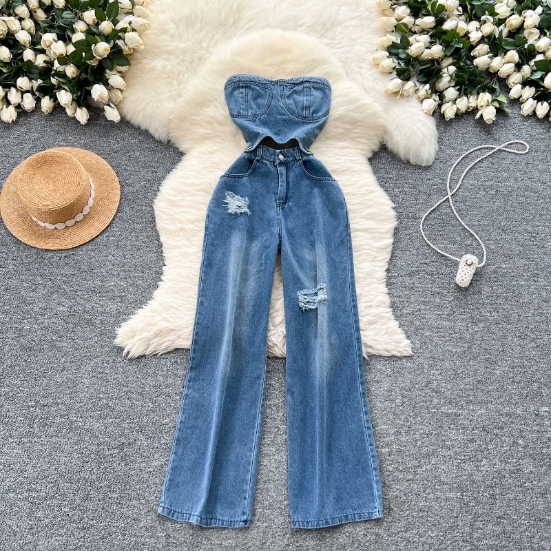 Denim Jumpsuits Women One Piec - Women Shoes Jeans review and price
