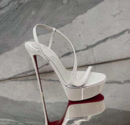 Metallic leather platform stil - Metallic Heel Sandal review and price