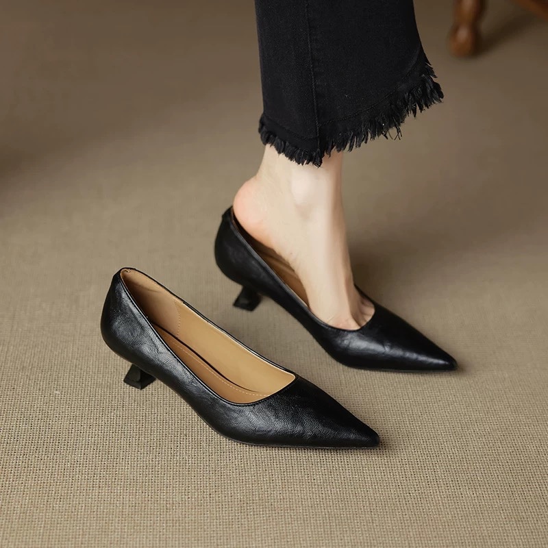 Simple Stiletto Single Shoes A - Women Shoes On Sale review and price