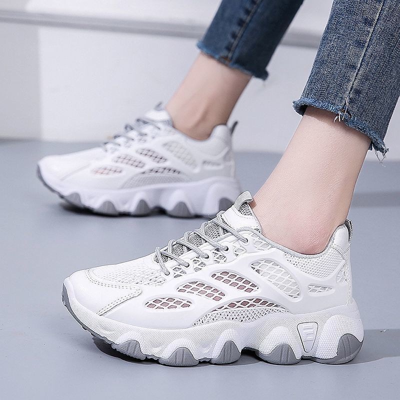 Breathable Mesh Chunky Sneaker - Women'S Shoes Running Sports review and price
