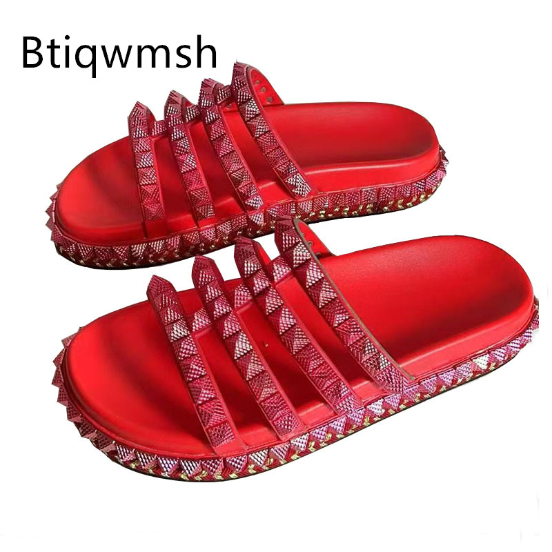 Red Rivet Studded Gladiator Sa - Women'S Shoes Red Bottoms review and price