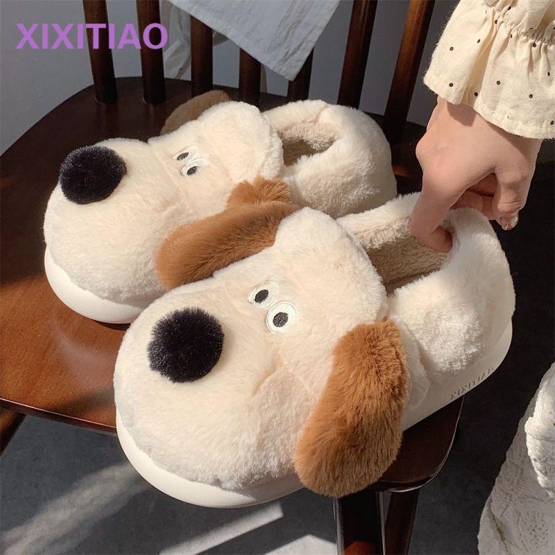 Size36-45 Hug Dog Slippers Gir - Women Shoes For Winter review and price