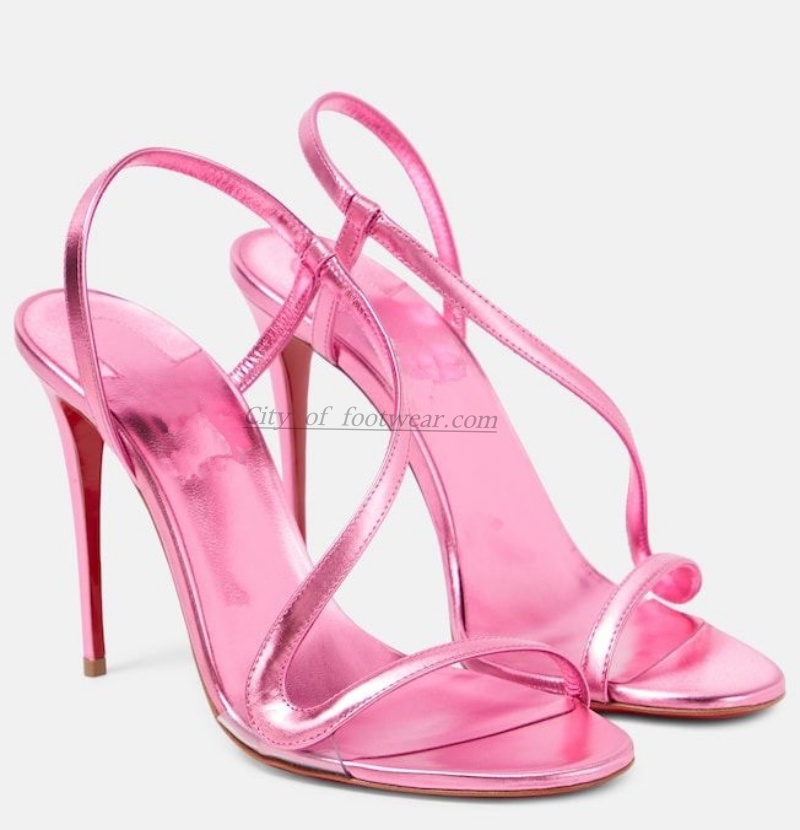 Metallic leather gold sexy san - Metallic Heel Sandal review and price